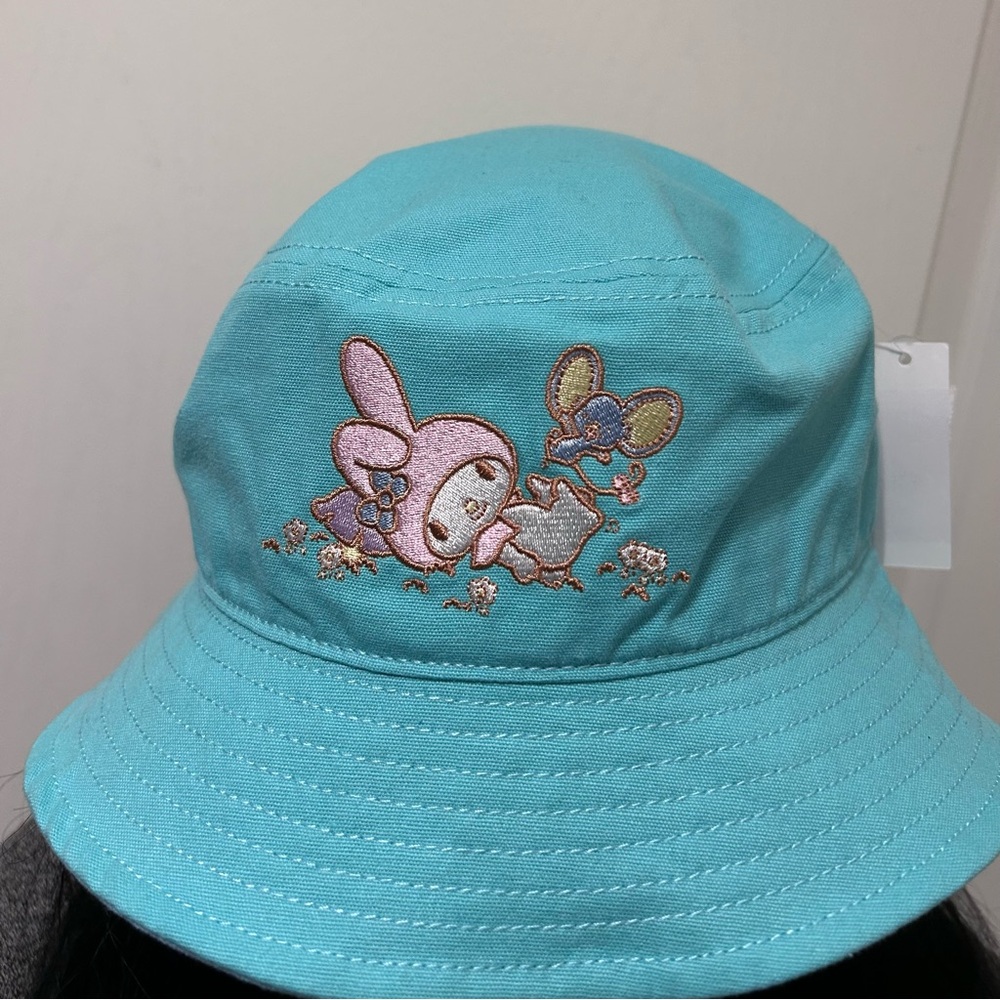 Sanrio MY MELODY mint bucket hat